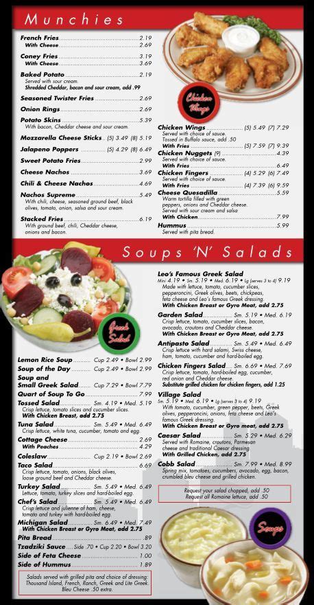 Leo S Menu And Prices